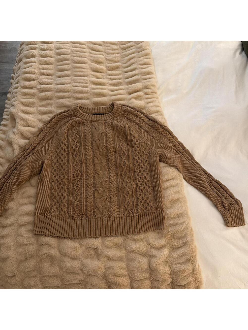 Gap Women's Tan and Brown Jumper